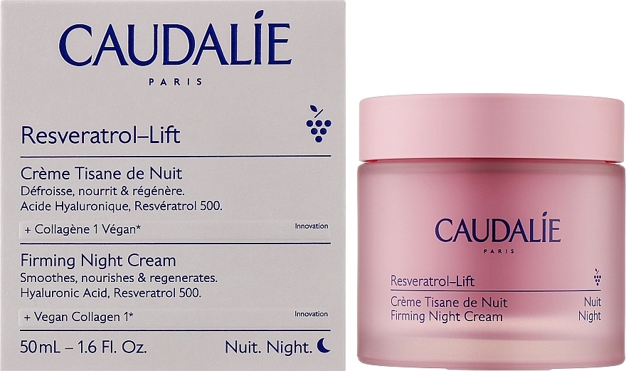 Caudalie Ночной крем для лица Resveratrol-Lift Firming Night Cream New - фото N2