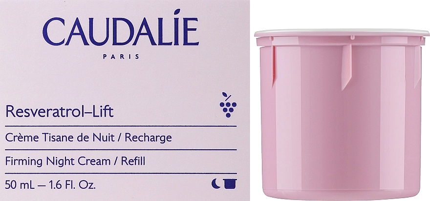 Caudalie Ночной крем для лица Resveratrol Lift Firming Night Cream Refill (сменный блок) - фото N2