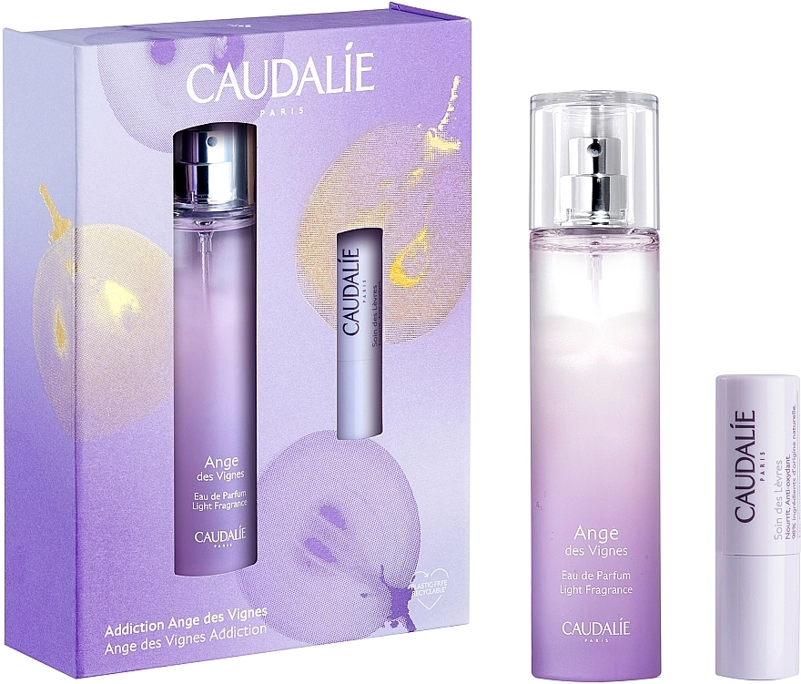 Caudalie Ange Des Vignes Набор (edp/50ml + lip/cond/4.5g) - фото N2