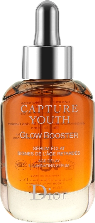 Dior Сыворотка для сияния кожи Capture Youth Glow Booster Age-Delay Illuminating Serum - фото N1
