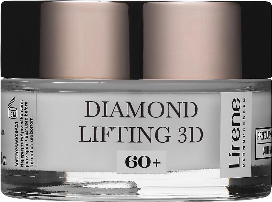Lirene Регенерирующий крем для лица 60+ Diamond lifting 3D Cream - фото N1