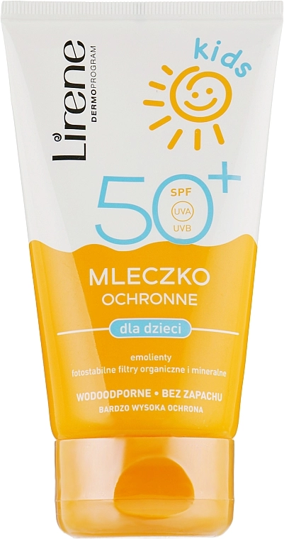 Lirene Защитное молочко для загара Kids Sun Protection Milk SPF 50 - фото N1