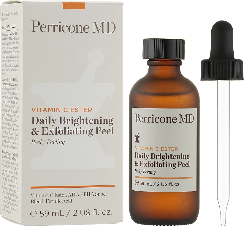 Perricone MD Освітлювальний і відлущувальний пілінг для обличчя Vitamin C Ester Daily Brightening & Exfoliating Peel - фото N1