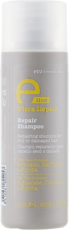 Eva Professional Шампунь восстанавливающий для сухих и поврежденных волос E-Line Repair Shampoo - фото N1