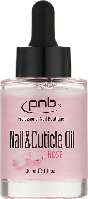 PNB Масло по уходу за ногтями и кутикулой с ароматом розы Nail & Cuticle Oil Rose - фото N2
