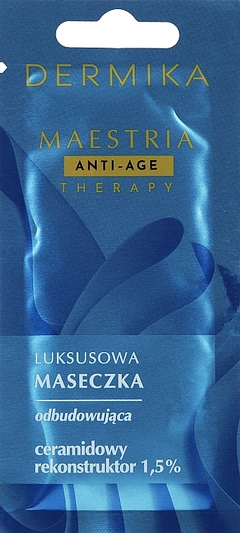 Dermika Відновлювальна маска для обличчя з керамідами Maestria Anti-Age Therapy Mask - фото N1