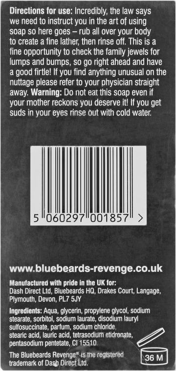 The Bluebeards Revenge Мило для тіла Cuban Gold Soap - фото N2