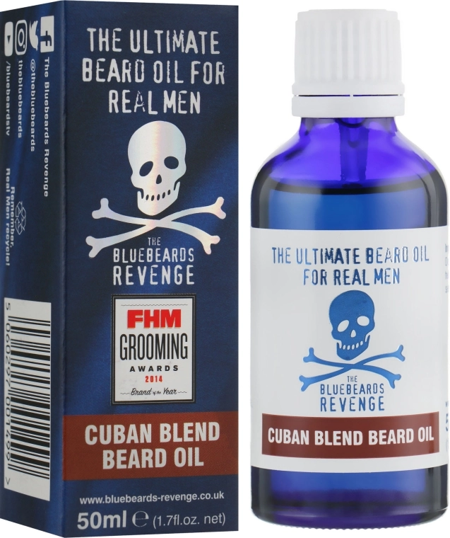 The Bluebeards Revenge Олія для бороди "Кубинська суміш" Cuban Blend Beard Oil - фото N1