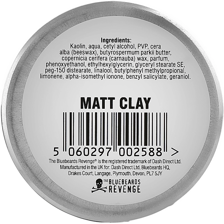 The Bluebeards Revenge Матовая глина для укладки волос Matt Clay - фото N6