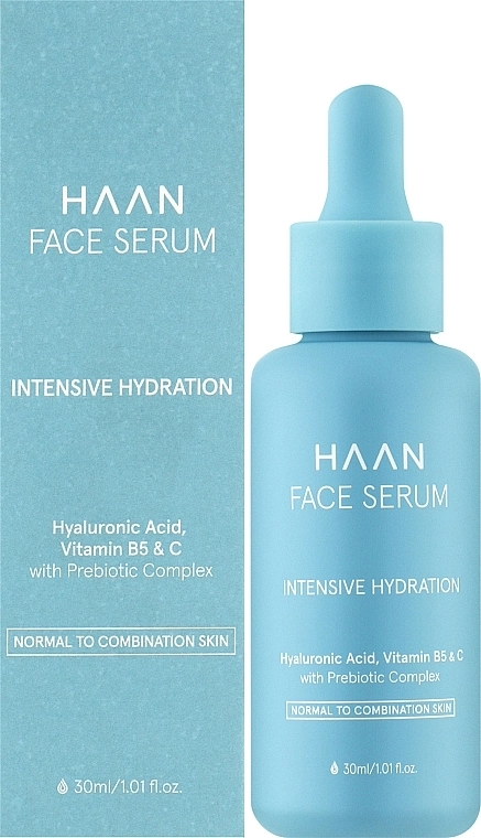 HAAN Увлажняющая сыворотка с гиалуроновой кислотой Face Serum Intensive Hydration for Normal to Combination Skin - фото N2