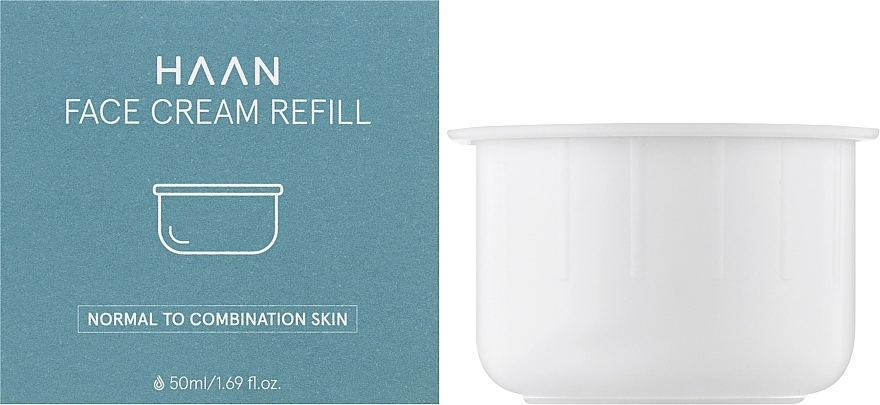 HAAN Увлажняющий крем для лица с гиалуроновой кислотой Hyaluronic Face Cream Normal to Combination Skin Refill (сменный блок) - фото N2