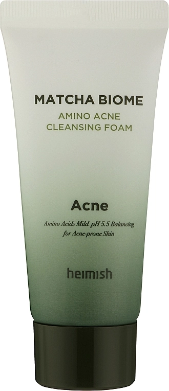 Heimish Кремова пінка для проблемної шкіри Matcha Biome Amino Acne Cleansing Foam - фото N1