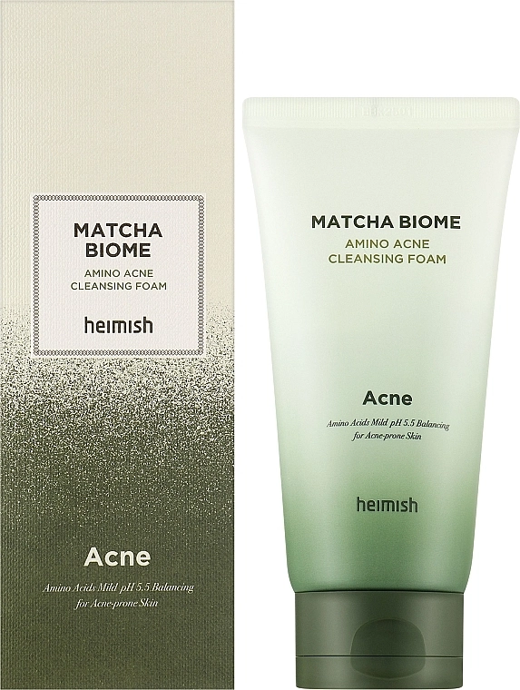 Heimish Кремова пінка для проблемної шкіри Matcha Biome Amino Acne Cleansing Foam - фото N3