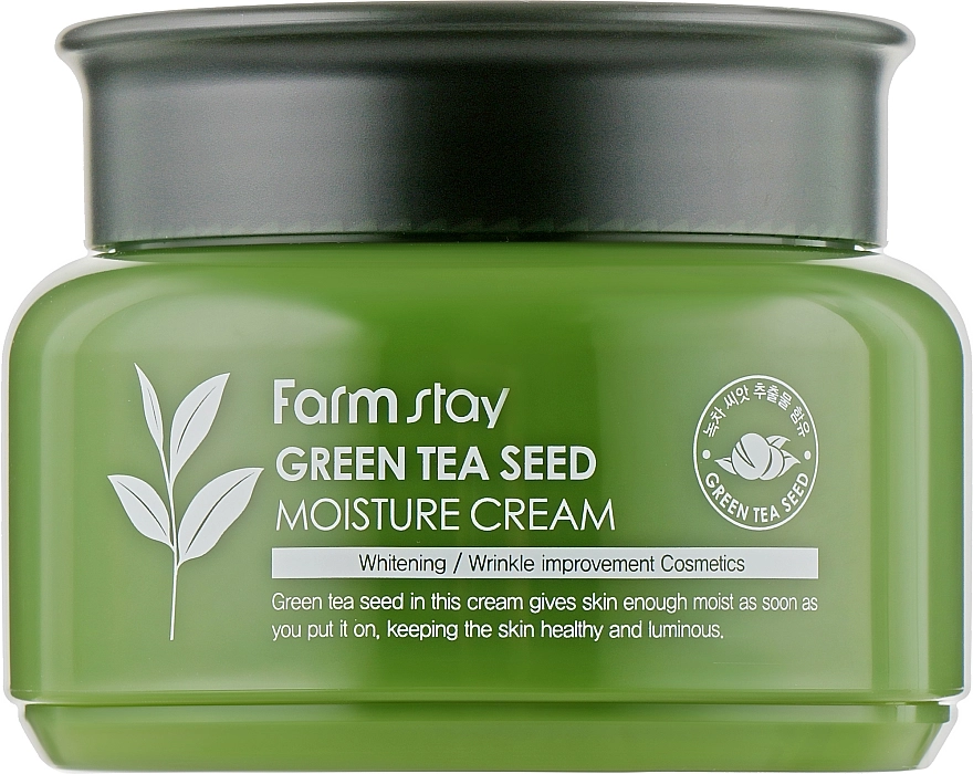 FarmStay Зволожувальний крем із зеленим чаєм Green Tea Seed Moisture Cream - фото N1