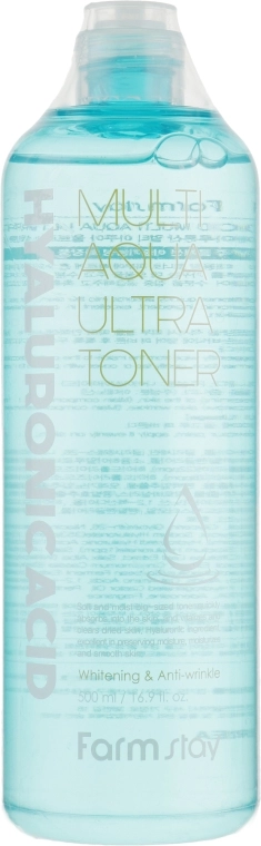 FarmStay Тонер с гиалуроновой кислотой Hyaluronic Acid Multi Aqua Ultra Toner - фото N1