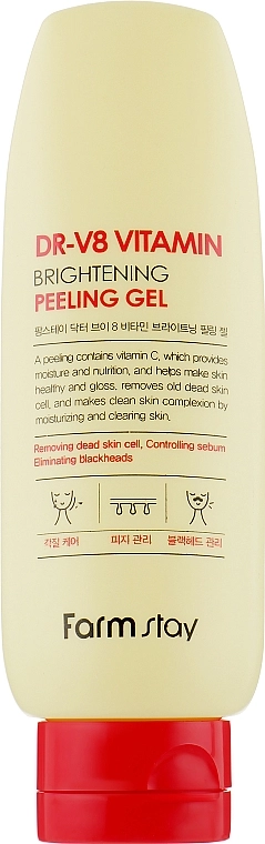 FarmStay Пілінг для обличчя DR-V8 Vitamin Brightening Peeling Gel - фото N1