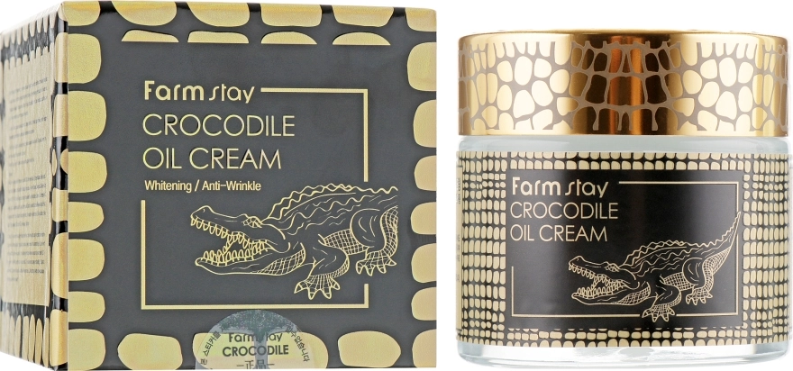 FarmStay Крем для лица с жиром крокодила Crocodile Oil Cream - фото N1