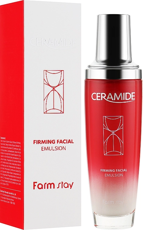 FarmStay Укрепляющая эмульсия с церамидами Ceramide Firming Facial Emulsion - фото N2