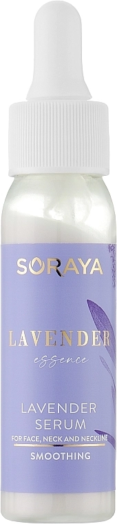 Soraya Розгладжувальна сироватка для обличчя, шиї й зони декольте Lavender Essence - фото N1