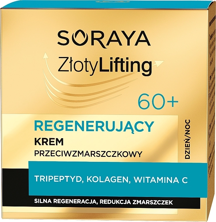 Soraya Ліфтинг-регенерувальний крем проти зморщок 60+ Zloty Lifting - фото N2