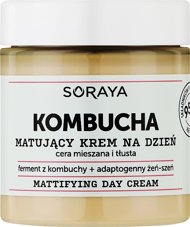 Soraya Матирующий дневной крем для комбинированной и жирной кожи Kombucha Mattifying Day Cream - фото N1