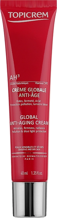 Topicrem Противіковий крем для обличчя Global Anti-Aging Cream - фото N1