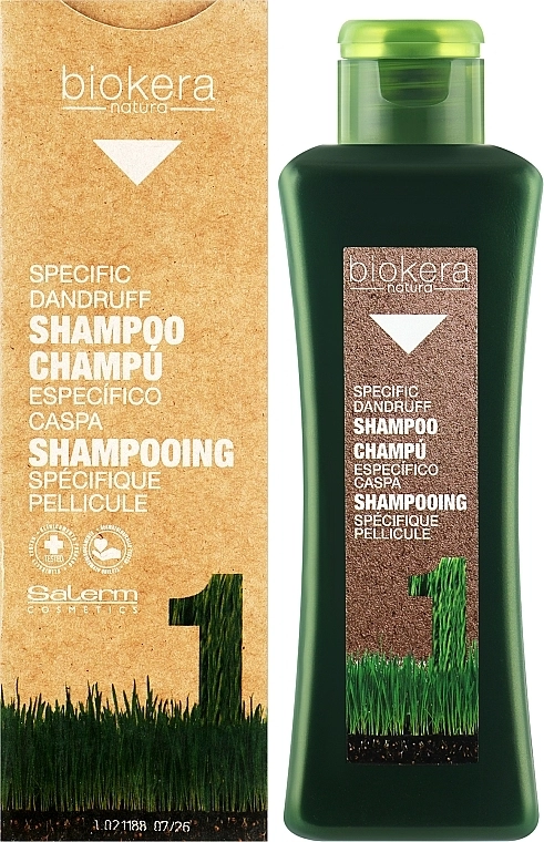 Salerm УЦЕНКА Шампунь против перхоти Biokera Specific Dandruff Shampoo * - фото N2