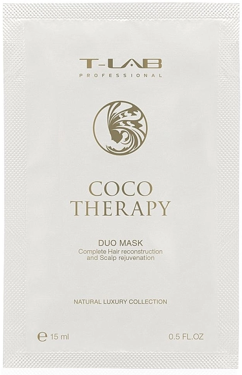 T-LAB Professional Маска для волос Coco Therapy Duo Mask (пробник) - фото N1