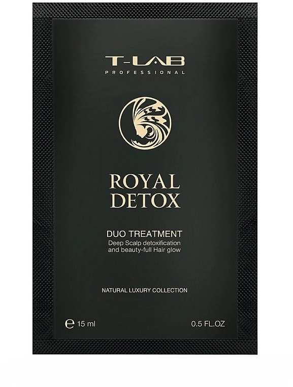 T-LAB Professional Кондиціонер для глибокої детоксикації шкіри голови Royal Detox Duo Treatment (пробник) - фото N1