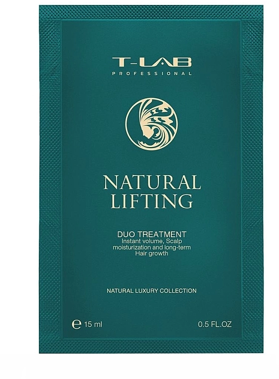 T-LAB Professional Кондиціонер для збільшення об'єму волосся Natural Lifting Duo Treatment (пробник) - фото N1