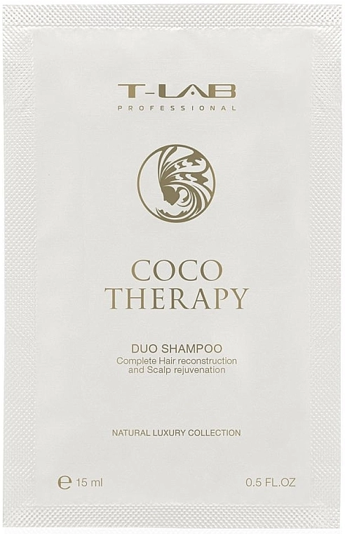 T-LAB Professional Шампунь для волосся Coco Therapy Duo Shampoo (пробник) - фото N1