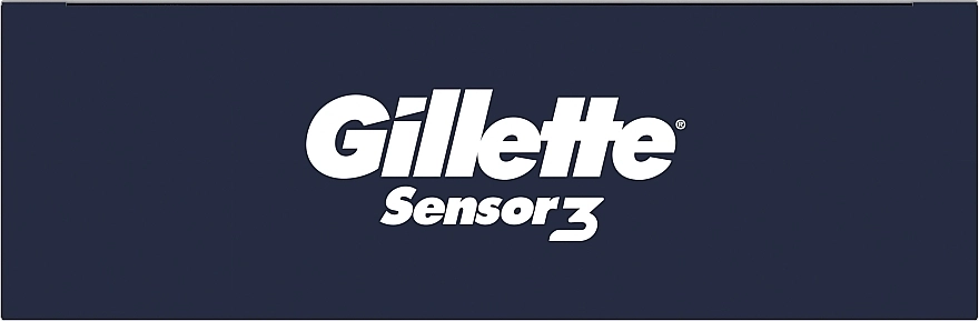 Gillette Набор Sensor 3 (razor/1pc + foam/75ml + refil/5pcs) - фото N5