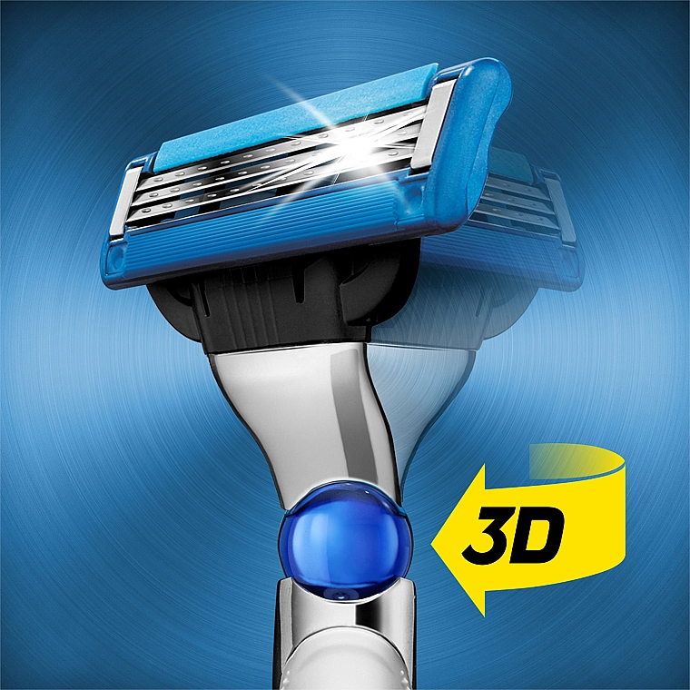 Gillette Бритва с 2 сменными кассетами Mach 3 Turbo 3D Motion - фото N6