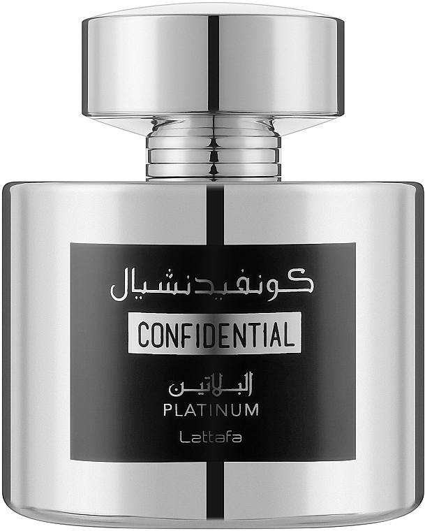 Парфюмированная вода - Lattafa Perfumes Confidential Platinum, 100 мл - фото N1