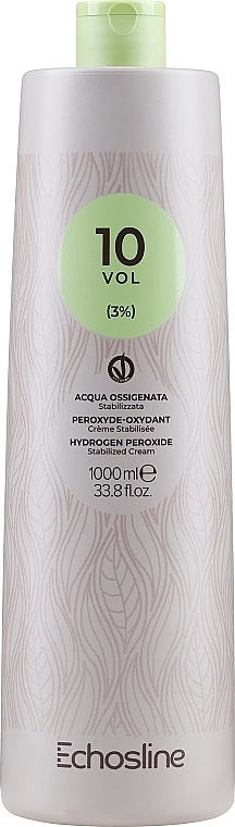 Echosline Крем-окислювач Hydrogen Peroxide Stabilized Cream 10 vol (3%) - фото N3