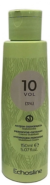 Echosline Крем-окислювач Hydrogen Peroxide Stabilized Cream 10 vol (3%) - фото N5