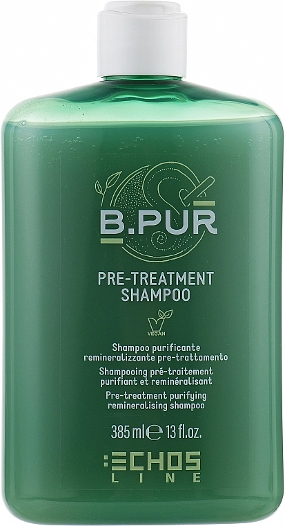 Echosline Шампунь "Очищення й ремінералізація" B.Pur Pre-Treatment Purifying Remineralising Shampoo - фото N1