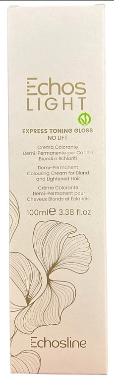Echosline Тонувальна фарба для волосся Echos Light Express Toning Gloss - фото N2