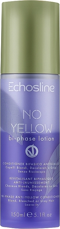 Echosline Кондиціонер проти жовтизни волосся No Yellow Conditioner - фото N1