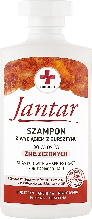 Farmona Шампунь для пошкодженого волосся Jantar Medica Shampoo With Amber Extract - фото N1