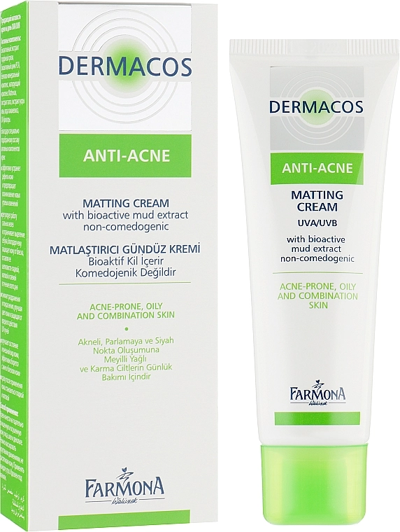 Farmona Матуючий денний крем для обличчя Dermacos Anti-Acne Matting Cream - фото N1