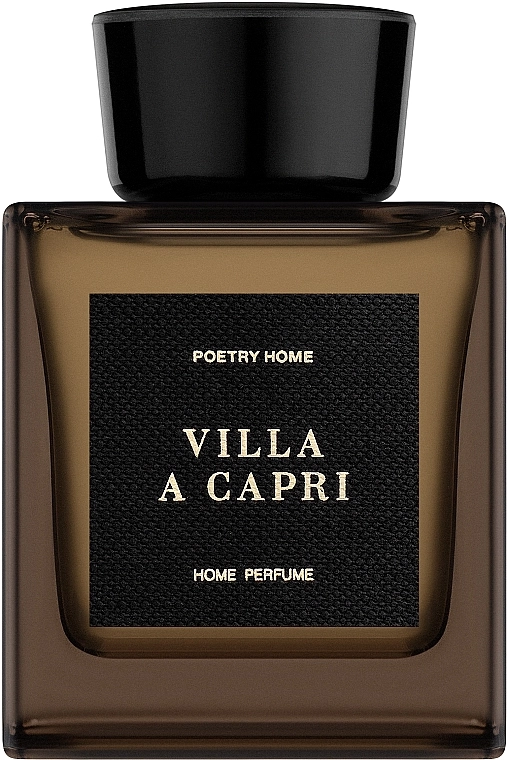 Poetry Home Villa A Capri Black Square Collection Парфюмированный диффузор - фото N1
