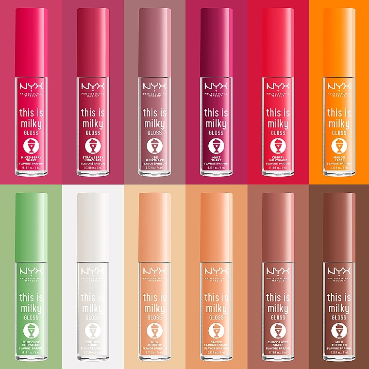 NYX Professional Makeup This is Milky Gloss Milkshakes Ароматизований блиск для губ - фото N3