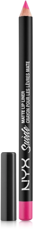 Матовий олівець для губ - NYX Professional Makeup Suede Matte Lip Liner, Cannes - фото N2