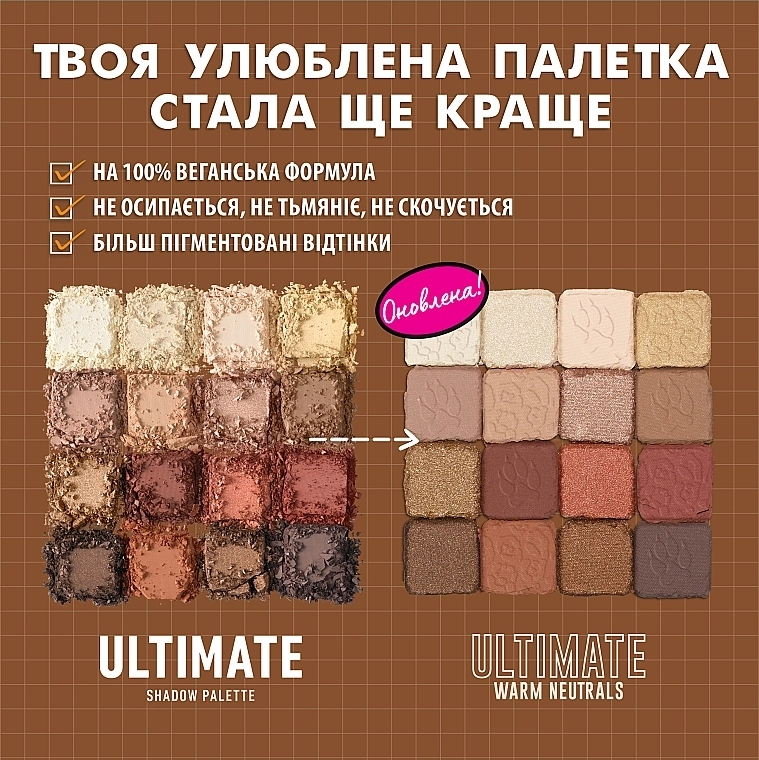 NYX Professional Makeup Ultimate Shadow Palette Палетка з 16 відтінків тіней для повік - фото N4