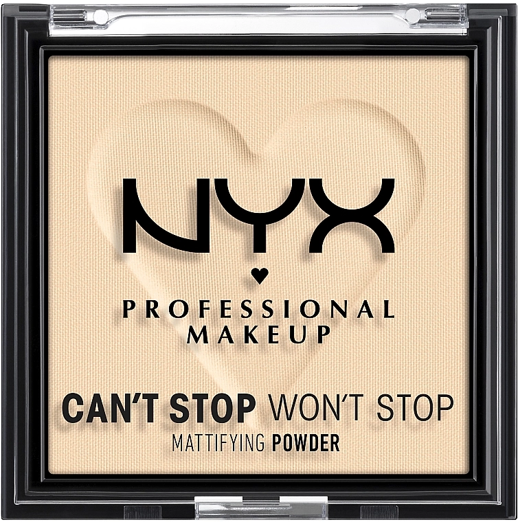 NYX Professional Makeup Can't Stop Won't Stop Mattifying Powder Матирующая пудра для лица - фото N1