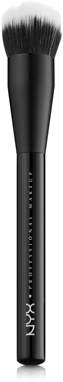 NYX Professional Makeup Пензель для тонального засобу Pro Brush Dual Fiber Foundation - фото N1