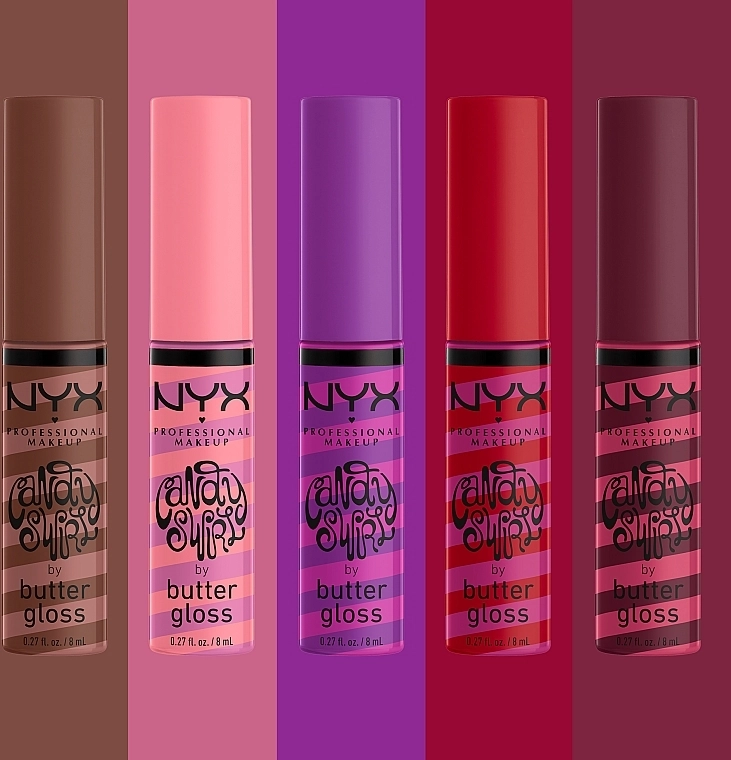 NYX Professional Makeup Butter Lip Gloss Candy Swirl Блеск для губ - фото N4