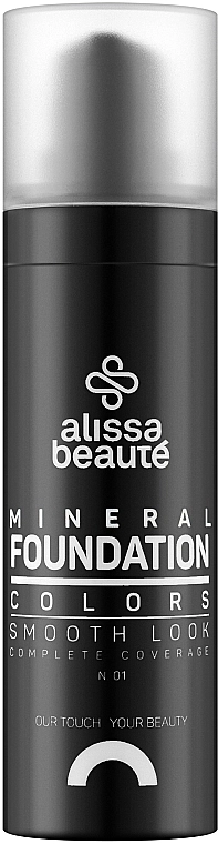 Alissa Beaute Mineral Make-Up Foundation Lip Balm With Logo A.B. Silver - фото N1