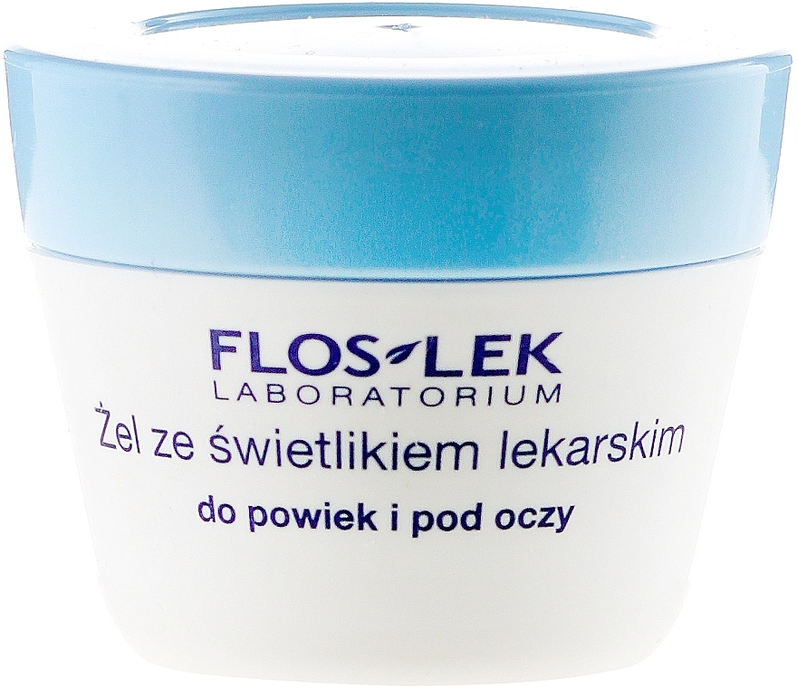 Floslek Гель для шкіри навколо очей з очанкою лікарською Lid And Under Eye Gel With Eyebright - фото N1